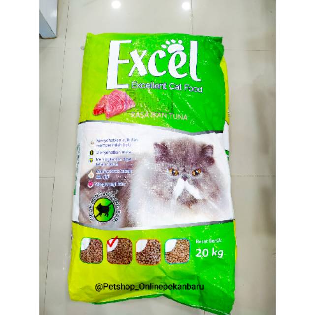 Jual EXCEL CAT ( EXCEL X DONAT , EXCEL X IKAN ) 20KG | Shopee Indonesia