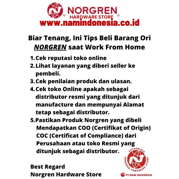 Jual Norgren R07-200-Rnka 1 Year Warranty | Shopee Indonesia