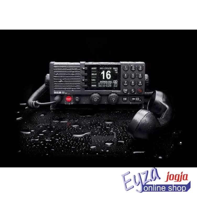 Jual HT Radio Perkapalan Original COBHAM Sailor 6222 VHF DSC Class A Real 25W Radiotelephone