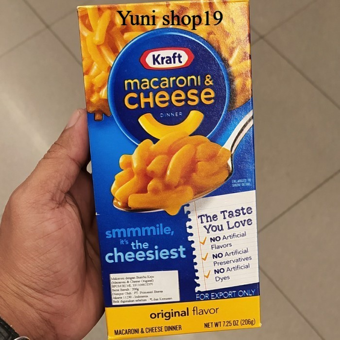 Jual Kraft Macaroni Cheese Dinner 206g | Shopee Indonesia