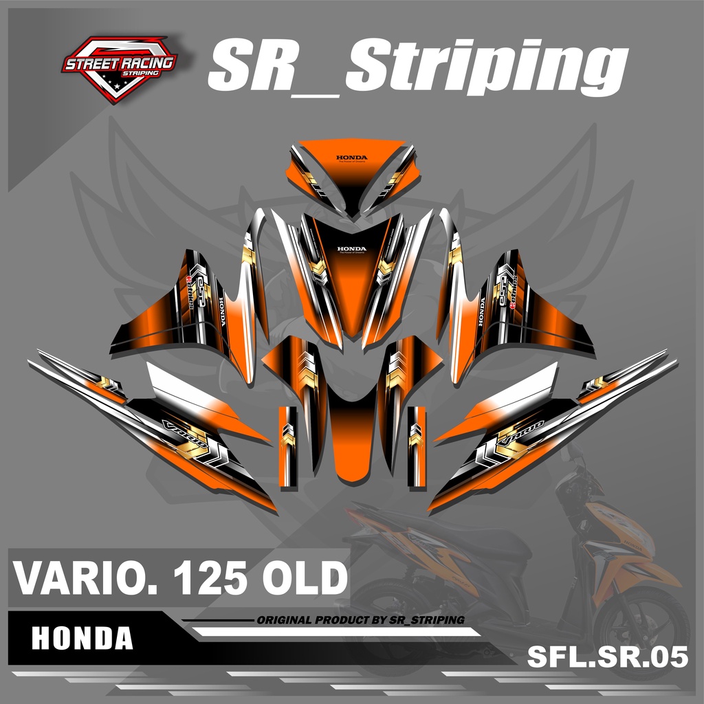 Jual Sticker Decal Full Body VARIO 125 Old - Sticker Decal VARIO 125
