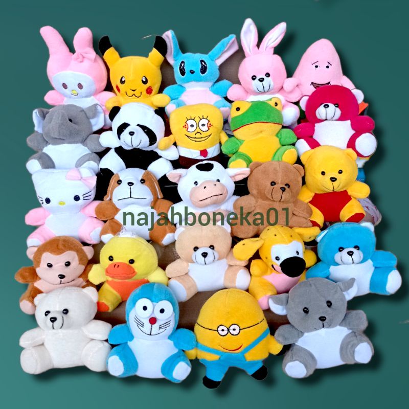 Jual PROMO SHOPEE COD 12.12 boneka karakter boneka capit mini boneka