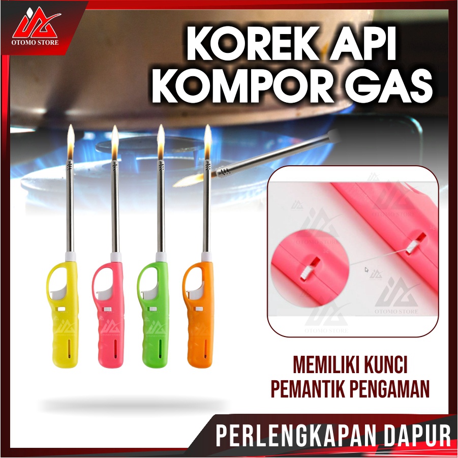 Jual JINGZE KOREK KOMPOR Pemantik Api Kompor Gas Korek Api Gas Lighter ...