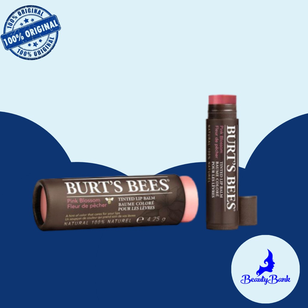 Jual Beautybank Burt S Bees Burts Bees Tinted Lip Balm Shopee Indonesia