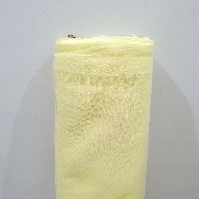 Jual Kain Tile Tule Polos Halus Kuning Salem Orange | Shopee Indonesia