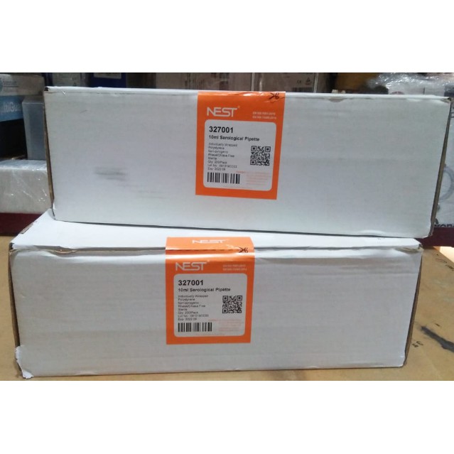 Jual Nest 327001 10ml serological pipette steril 200/pak Shopee Indonesia