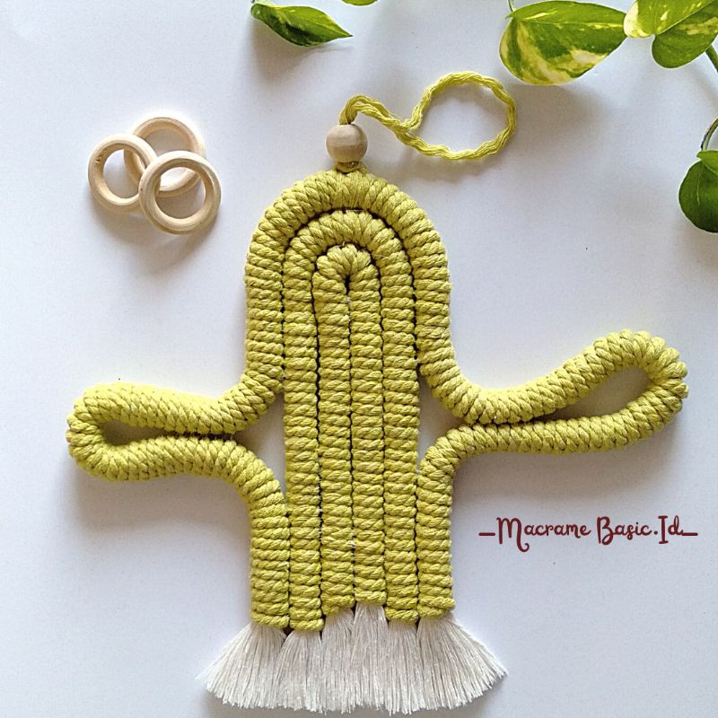 Jual Hiasan Dinding/Dekorasi Kamar Anak/Hiasan Dinding/Macrame Kaktus