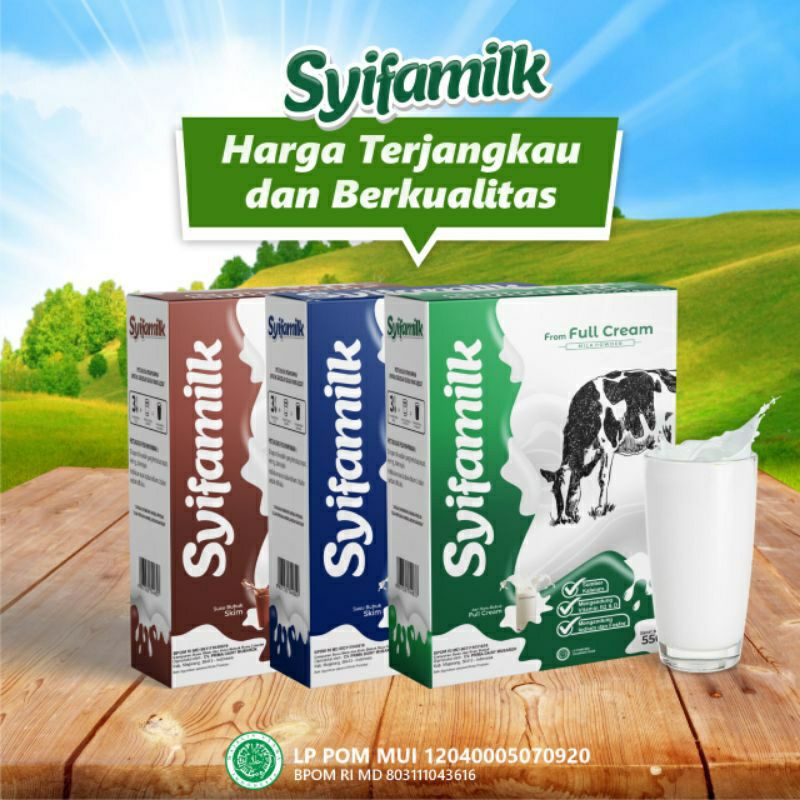 Jual Susu Sapi Skim Syifamilk Gula Jagung 550gram Peninggi Badan Diet Gemuk Coklat Strawberry 4508