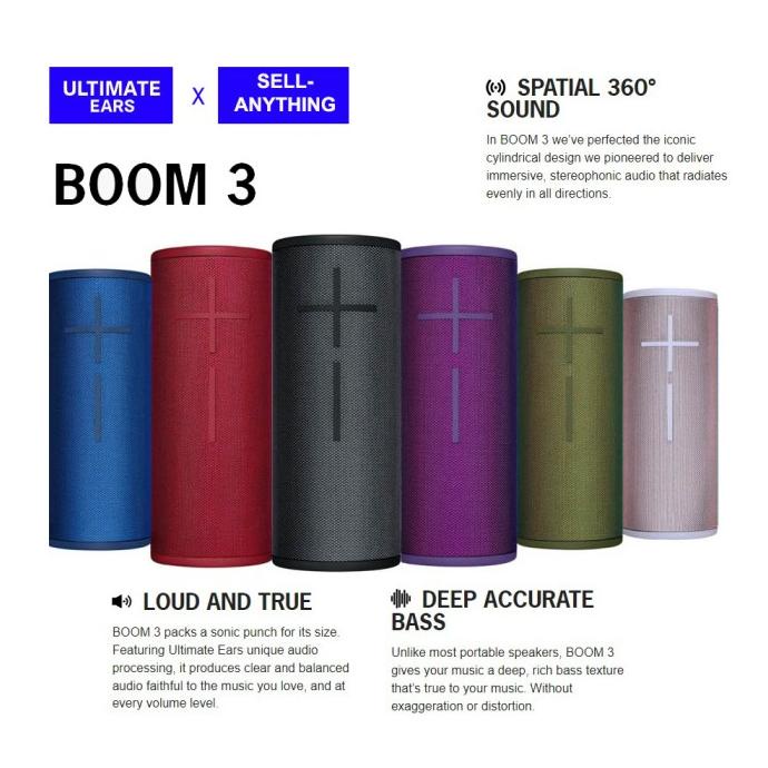 Ultimate Ears Ue Boom Bluetooth Portable Speaker