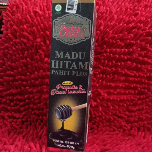 Jual Madu Ratu Lebah Hitam Pahit Plus Ekstrak Propolis Dan Daun Insulin 470gr Shopee Indonesia 8576