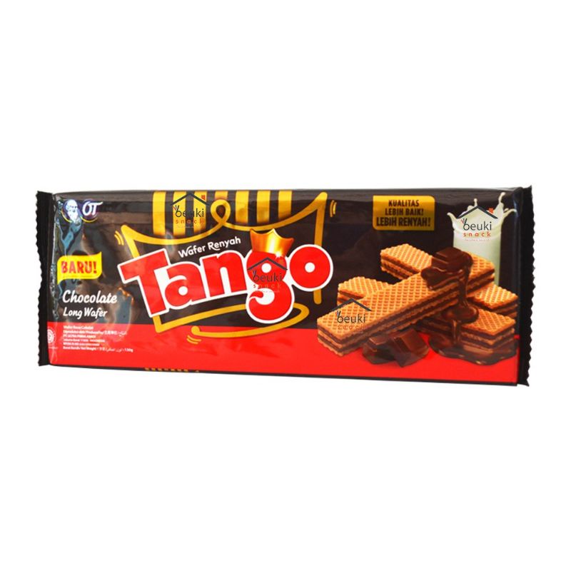 Jual PACK Tango Wafer Chocolate Long Wafer Renyah Rasa Coklat Wafer ...