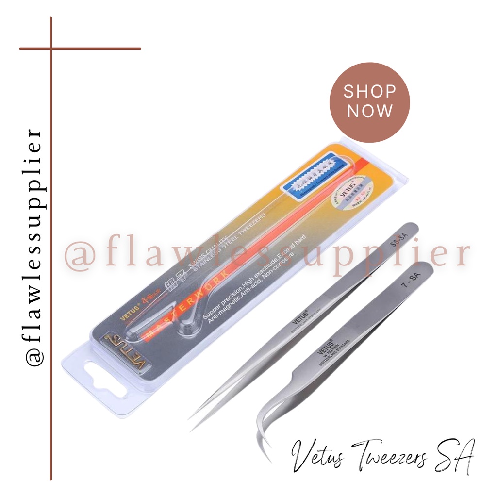 Cooking Tweezers Vetus Tweezer Non-Magnetic Stainless Steel Pointed Tip ST-13 DIY & Too Cooking Tweezers Stainless Steel - Foto 6