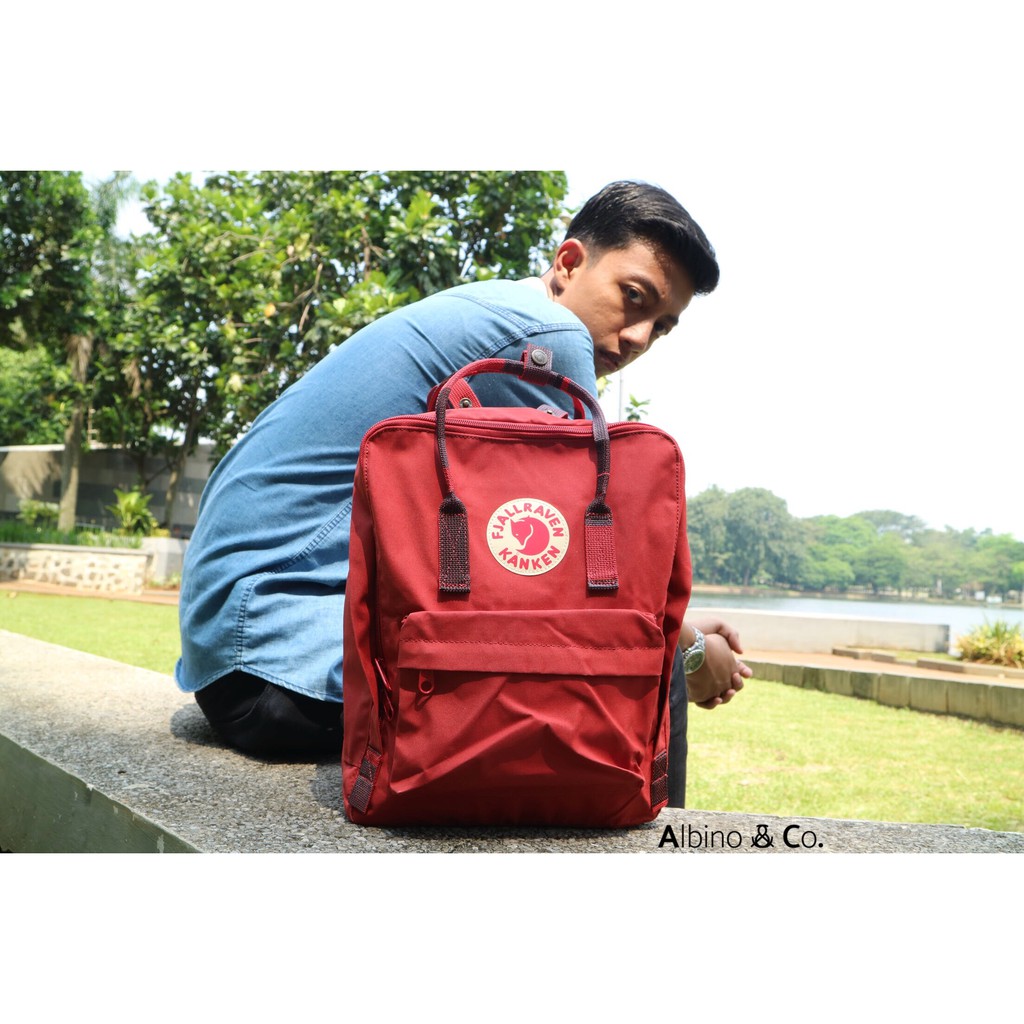 Fjallraven deep red outlet random blocked