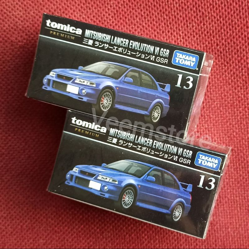 Jual Die Cast 1:61 Mitsubishi Lancer Evolution VI GSR [Tomica Premium13 ...