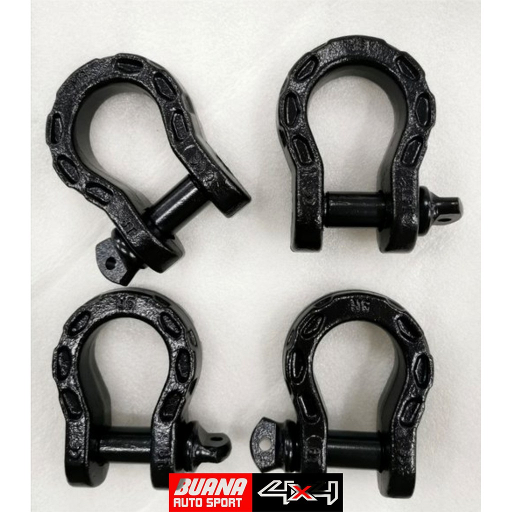 Jual Segel Omega Model Warn 8Ton Bow Shackle Shackle Omega SR Offroad ...