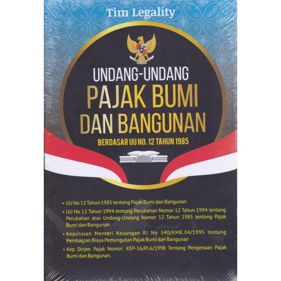 Jual Buku Undang-Undang Pajak Bumi Dan Bangunan Berdasar Uu No. 12 ...