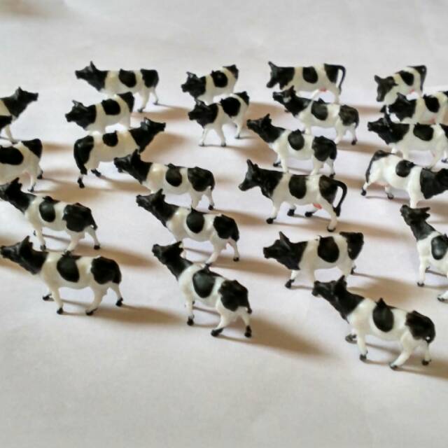 Jual Miniature maket sapi skala 1 : 87 per pcs | Shopee Indonesia