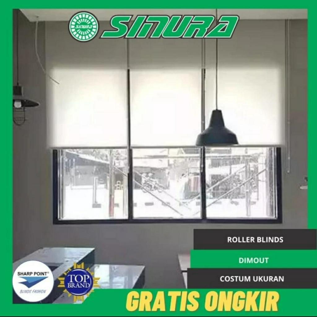 Jual Roller Blind Chain XL Dimout ( Blok 80 Cahaya ) Shopee Indonesia