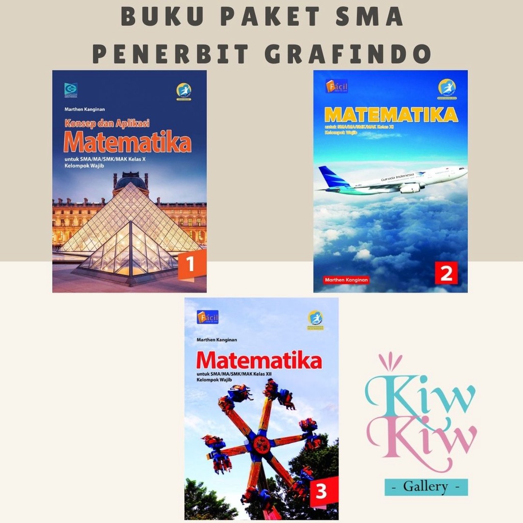 Jual Buku Matematika Wajib Kelas 10, 11, 12 SMA/MA Kurikulum 2013 ...