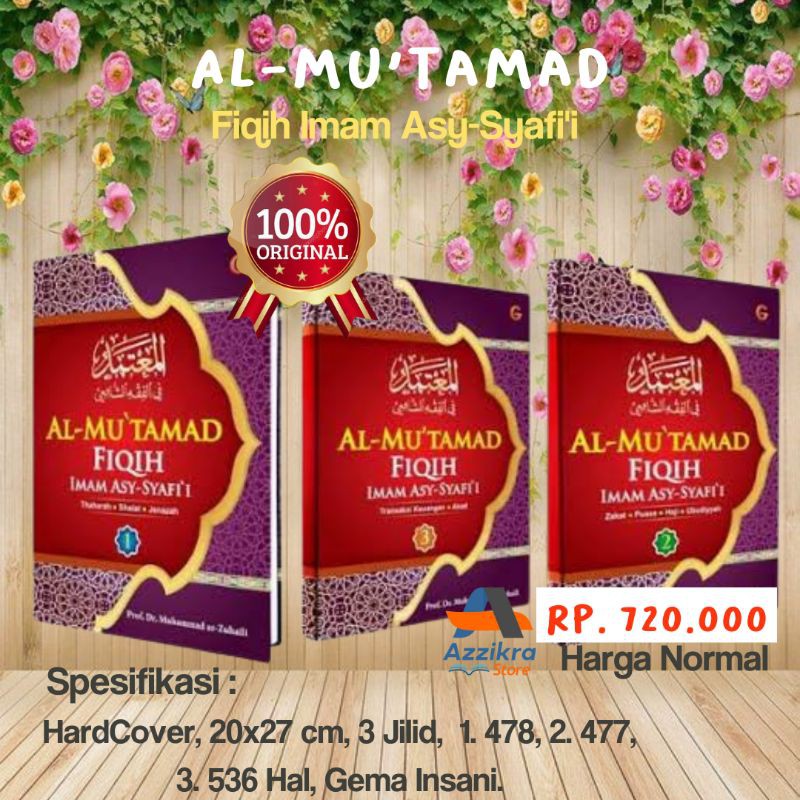 Jual Buku Islam Al Mutamad Fikih Fiqih Imam Ash Syafii 3 Jilid Lengkap ...