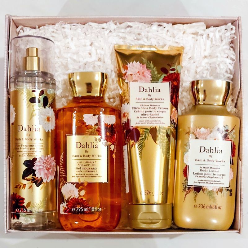 Jual BBW DAHLIA GIFT SET PAKET BATH & BODY WORKS | Shopee Indonesia