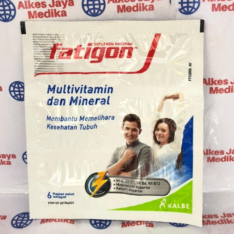 Jual Fatigon Isi 6tablet - Multivitamin Dan Mineral | Shopee Indonesia