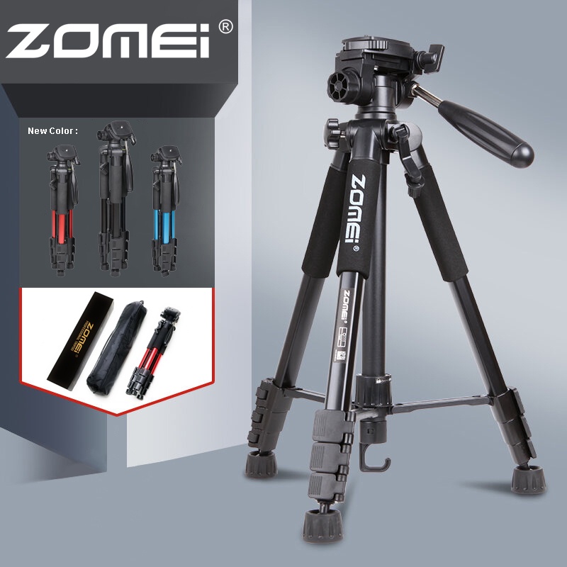 Jual ZOMEI Q111 Tripod Professional DSLR Camera Video Tripod Pan Head 3