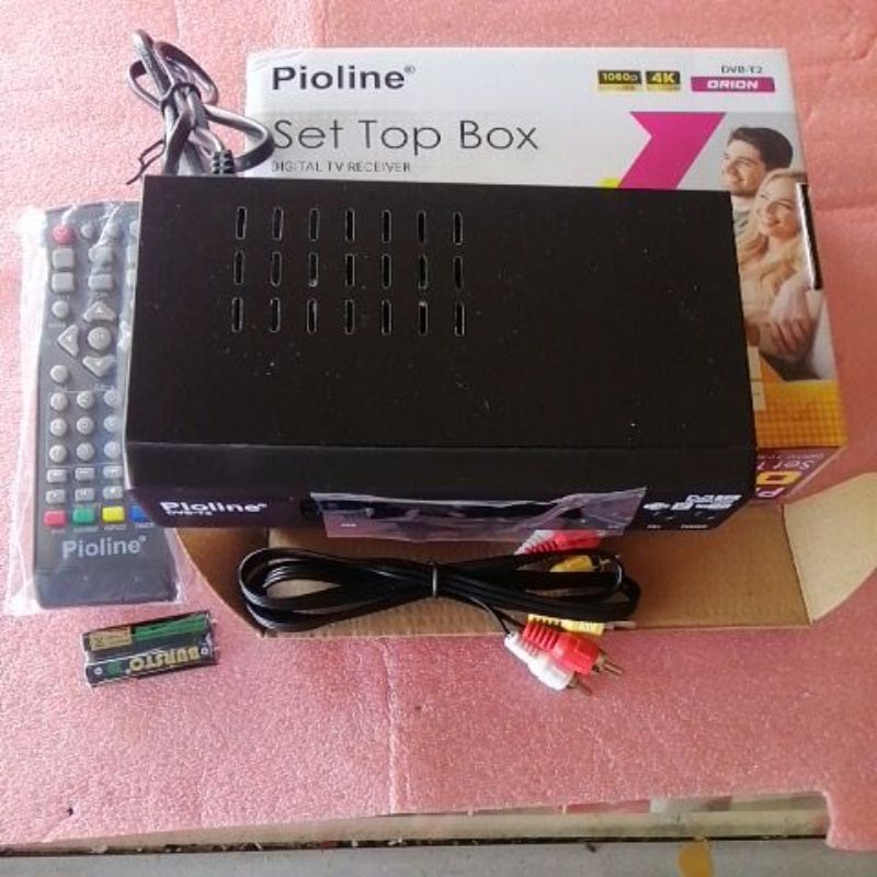 Jual Set Top Box Piolin Digital Receiver mengubah analog menjadi siaran
