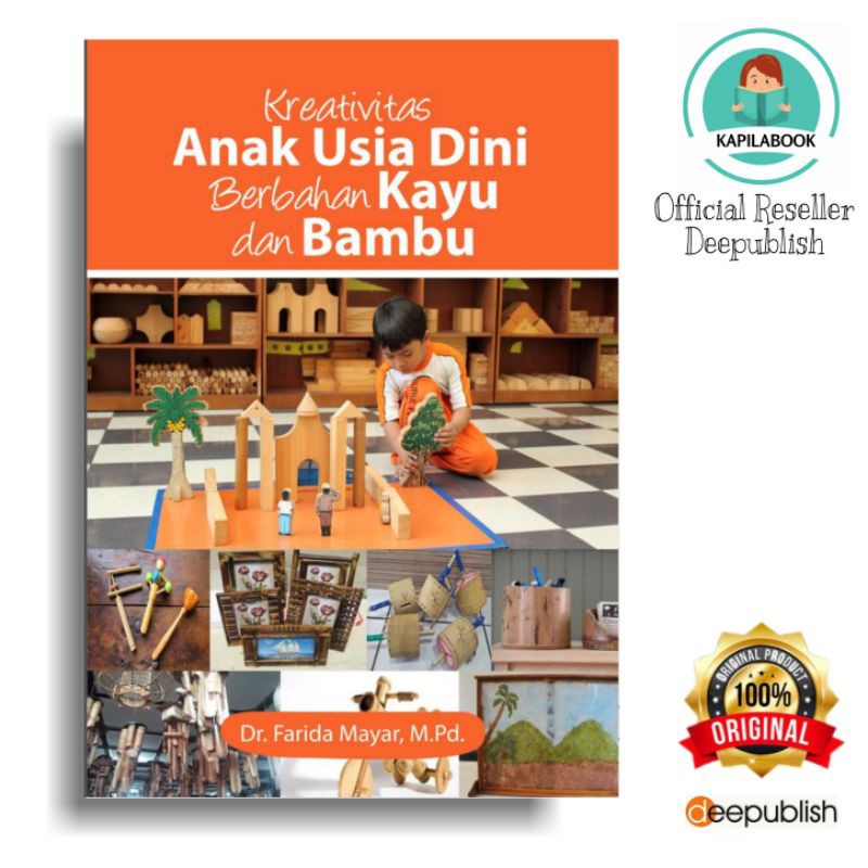 Jual Buku Kreativitas Anak Usia Dini Berbahan Kayu Dan Bambu | Shopee ...