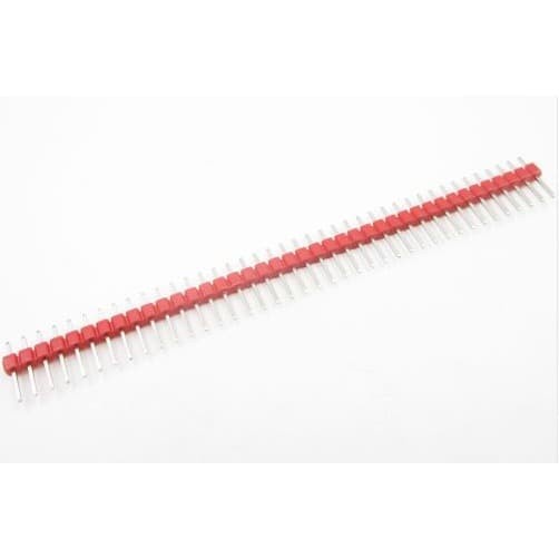Jual Pin Header Male Strip Single Row 1x40 2.54mm Merah Red | Shopee ...