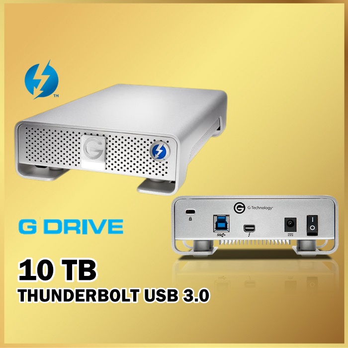 Jual G-Drive 10TB Thunderbolt Usb 3.0 Gdrive 10 TB Hardisk