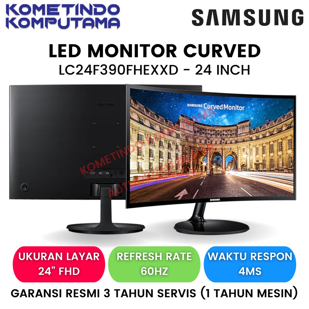 Jual LC24F390FHEXXD LED Monitor 24" SAMSUNG 24 inch CURVED C24F390FHE
