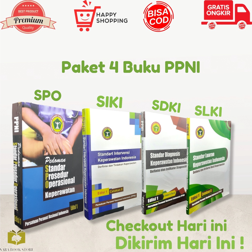 Jual Paket 4 Buku Ppni Spo Slki Sdki Siki Keperawatan Indonesia