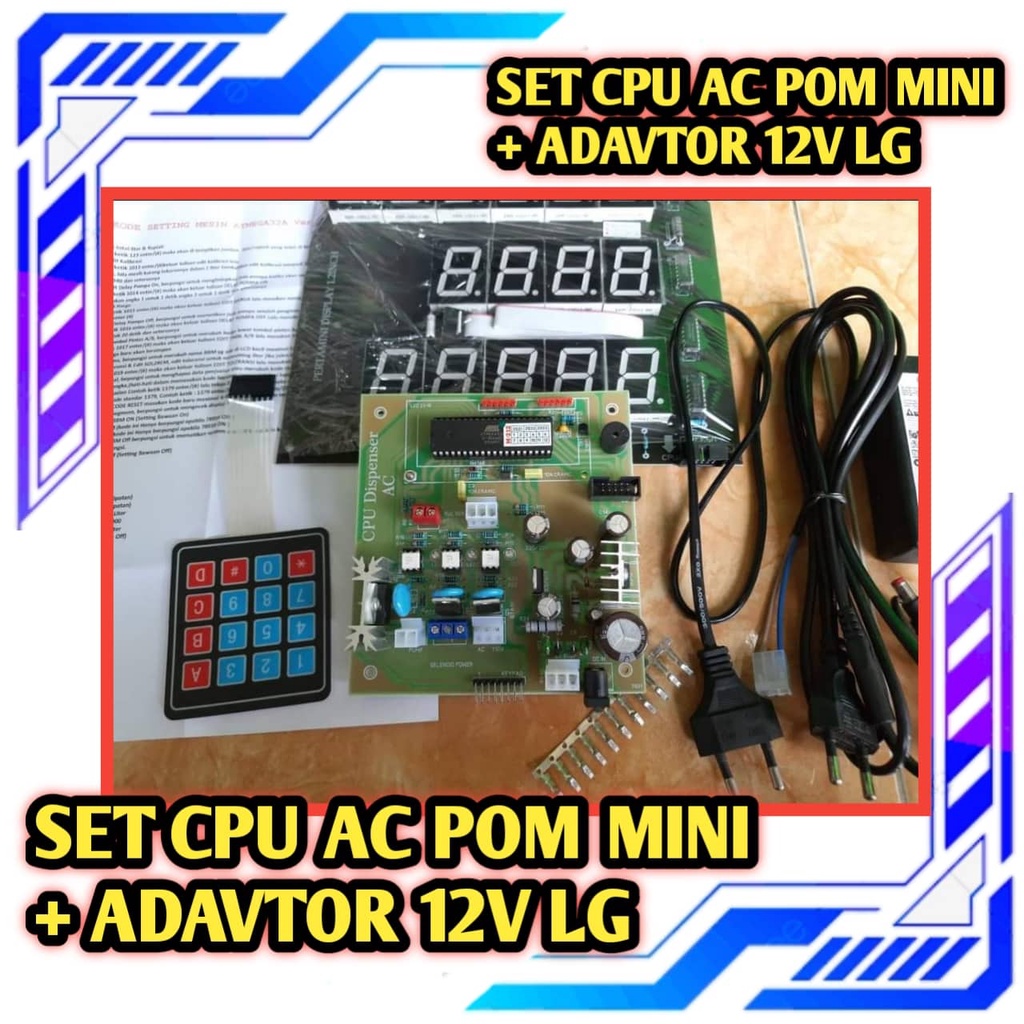 Jual Paket Set CPU Pom Mini AC Pertamini Digital Anti Erorr Dan ...