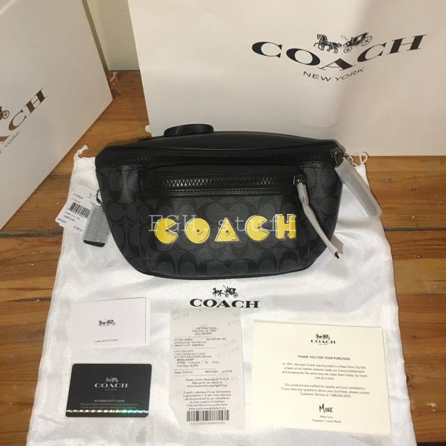 Coach x pacman 2025 waist bag