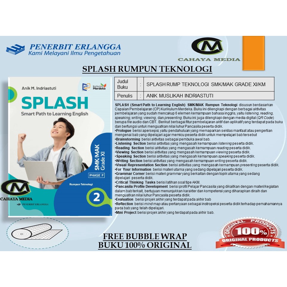 Jual BUKU SPLASH KELAS 11 KURIKULUM MERDEKA ERLANGGA ORIGINAL | Shopee ...