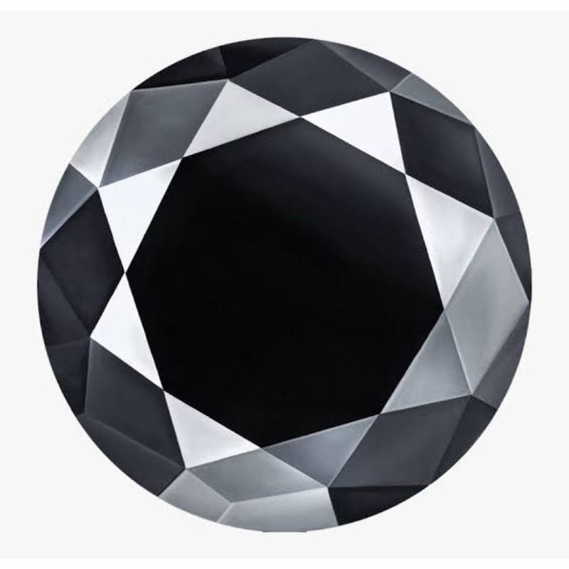 Jual Cod Batu Permata Berlian Black Moissanite Black Diamond