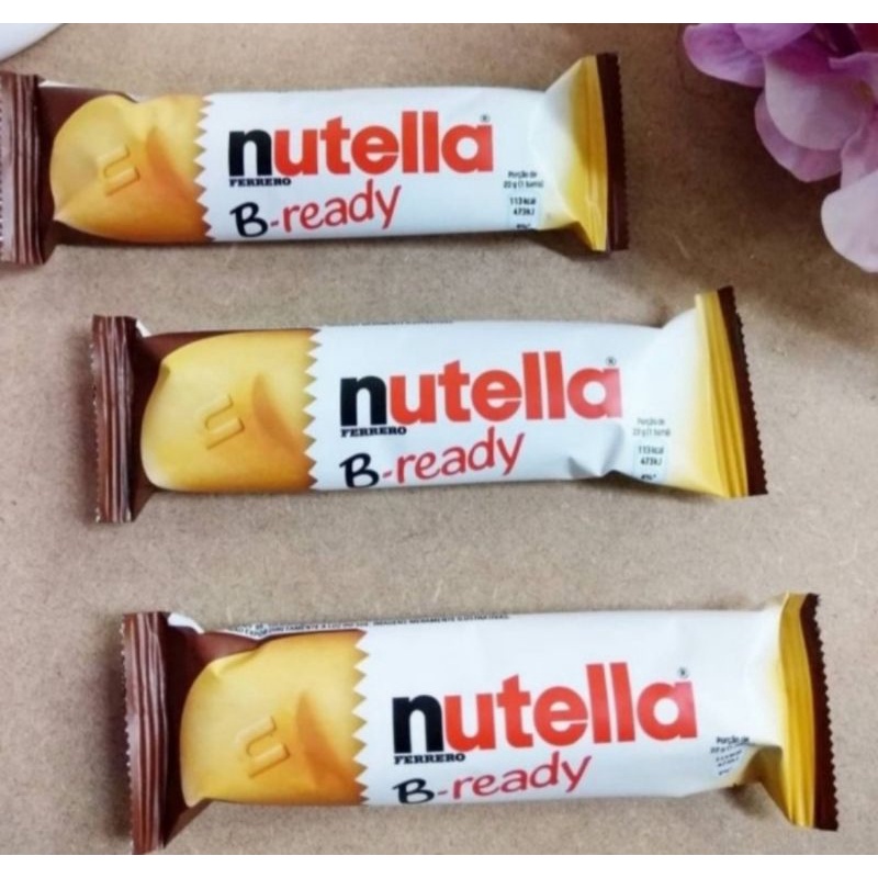 Jual NUTELLA FERRERO B READY 22 GRAM NUTELLA CHOCOLATE BAR HALAL Shopee Indonesia