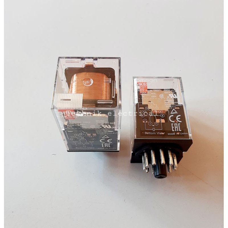 Jual Relay Omron Mks3p 12v 12 Volt 12vdc Original Asli 11 Pin Bulat