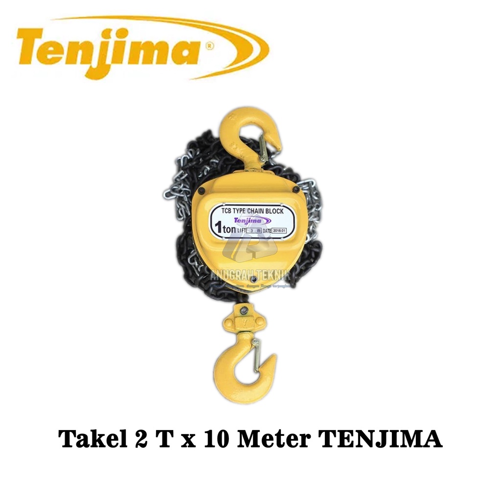 Jual Chain Block / Takel Katrol 2 Ton x 10 Meter TENJIMA | Shopee Indonesia