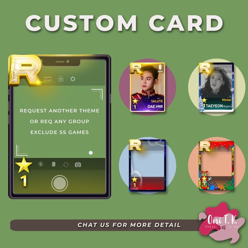 Jual CUSTOM R CARDS SUPERSTAR - DESIGN REQUEST (BACA DESKRIPSI ...