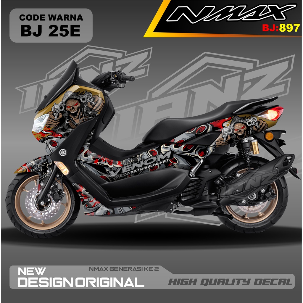 Jual DECAL STIKER ALL NEW NMAX / DECAL FULL BODY NMAX / DECAL STIKER ...