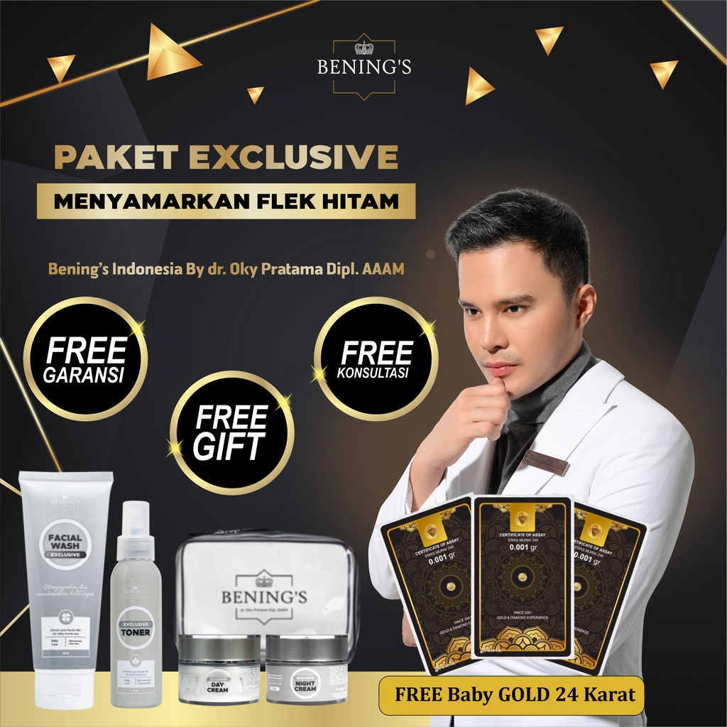 Jual Bening Skincare Dr Oky Pratama Paket EXCLUSIVE | Mengatasi Masalah ...