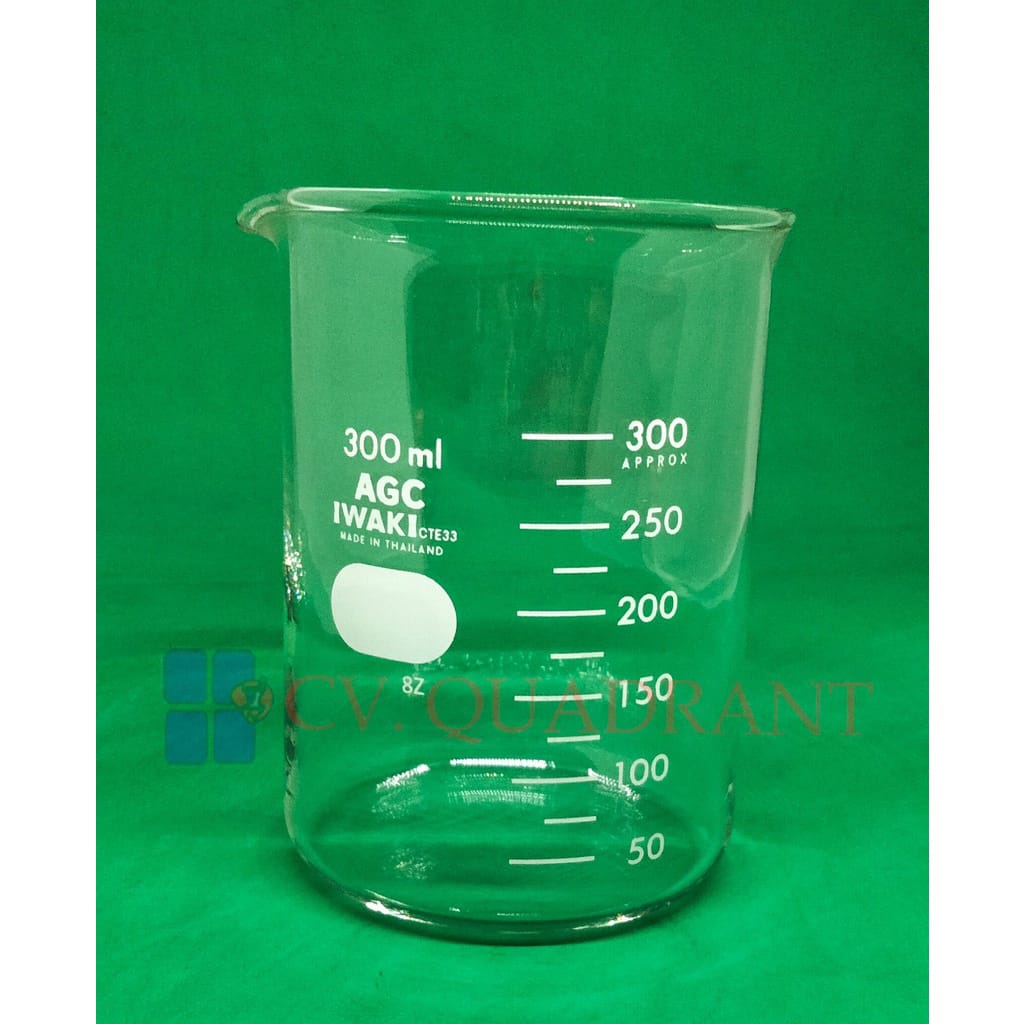 Jual Beaker Glass Gelas Kimia 300ml 500ml Iwaki Shopee Indonesia 7545
