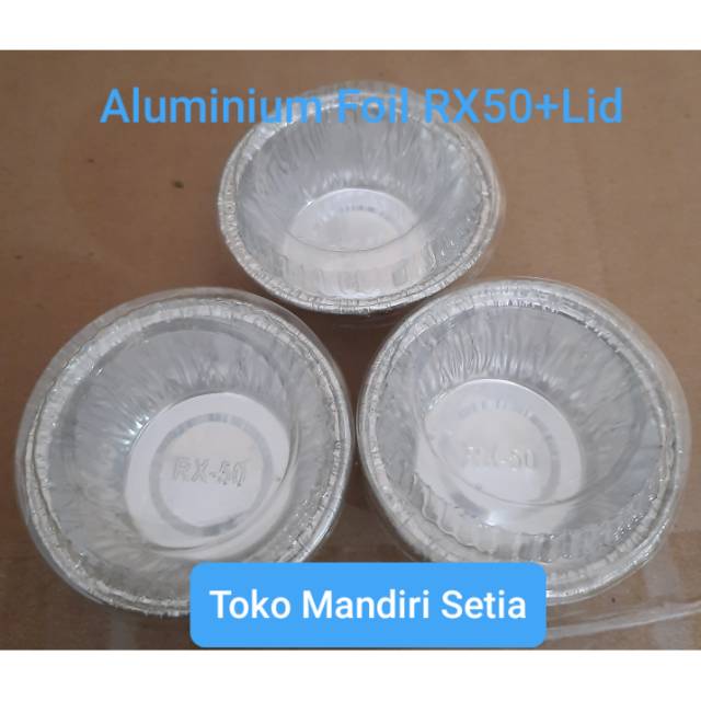 Jual Aluminium Foil Cup RX50 + Tutup Shopee Indonesia