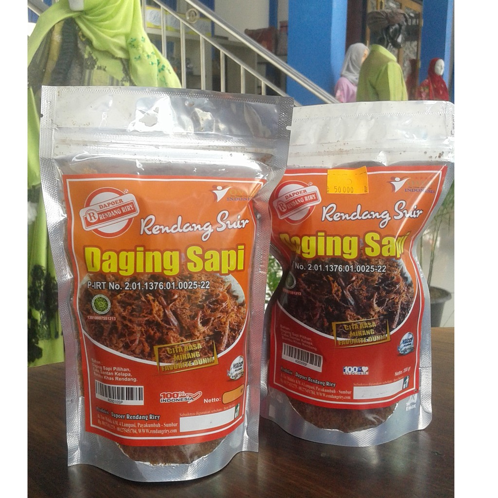 Jual RENDANG SUIR DAGING SAPI By Dapoer Rendang Riry | Shopee Indonesia