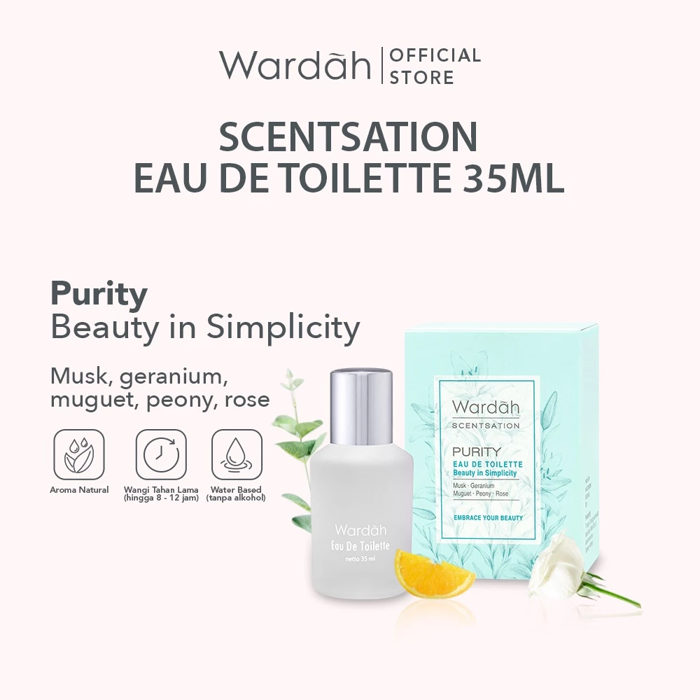 Parfum Wanita Wardah Scentsation Eau De Toilette 35 ml dan Aroma Segar