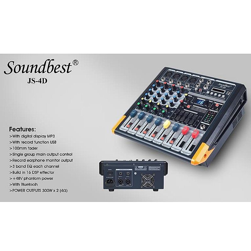 Jual power mixer JS4D JS 4D ORIGINAL | Shopee Indonesia