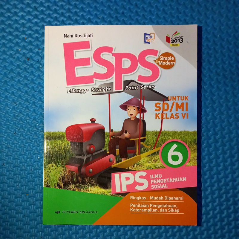 Jual BUKU ESPS IPS KELAS 6 ORIGINAL (BARU) | Shopee Indonesia