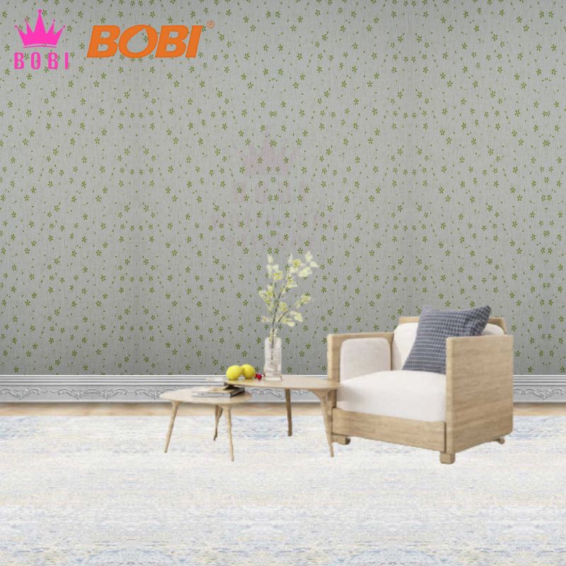 Jual wallpaper stiker dinding motip bunga hijau kecil | Shopee Indonesia
